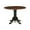 Black, variant on East West Furniture Dublin Traditional Wood Dining Table in Walnut/Black