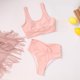 thumbnail image 4 of Conjunto de bikini a la moda para mujer, traje de baño de dos piezas con relleno sólido, ropa de playa Fridja nalpqowj21768, 4 of 6