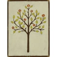 thumbnail image 2 of Vess, June Erica 25x32 White Modern Wood Framed Museum Art Print Titled - Orchard Vignette II, 2 of 4