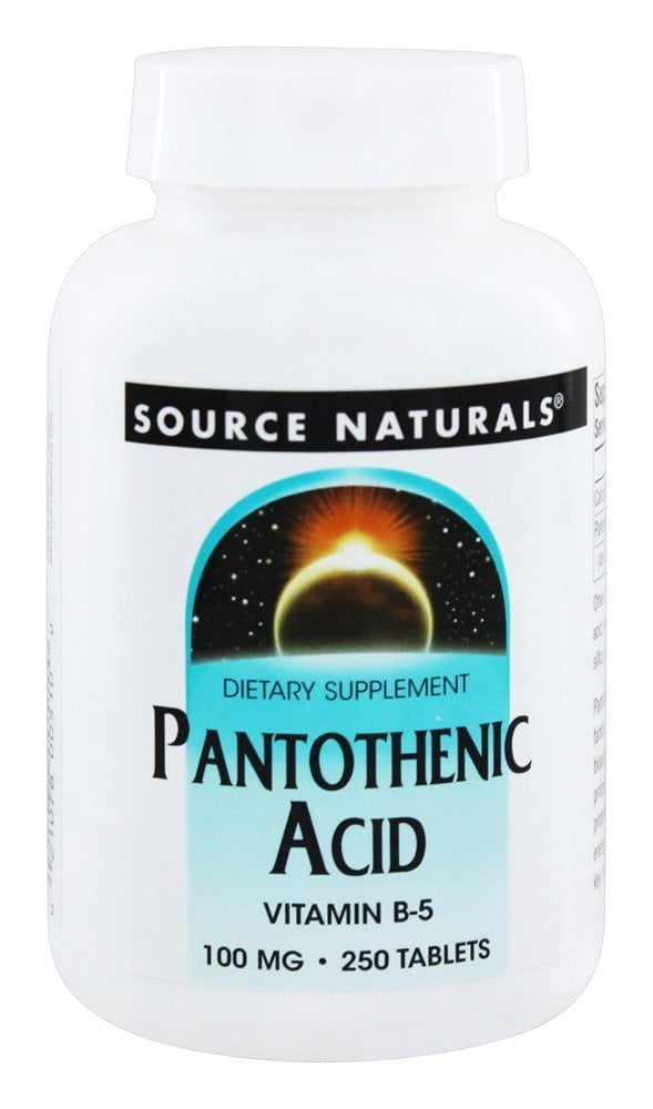 Source Naturals Source Naturals Pantothenic Acid, 250 ea