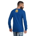 thumbnail image 3 of Elephant Unisex Long Sleeve Tee (True Royal, 2XL), 3 of 3