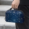 thumbnail image 2 of Constellation Waterproof Oxford Cloth Travel Organizer for Electronic Devices with USB Pouch, Charger Pouch, Charger Bag Organizer, and Phone Cable Organizer, 5.9x9.44x3.14 in, 2 of 6