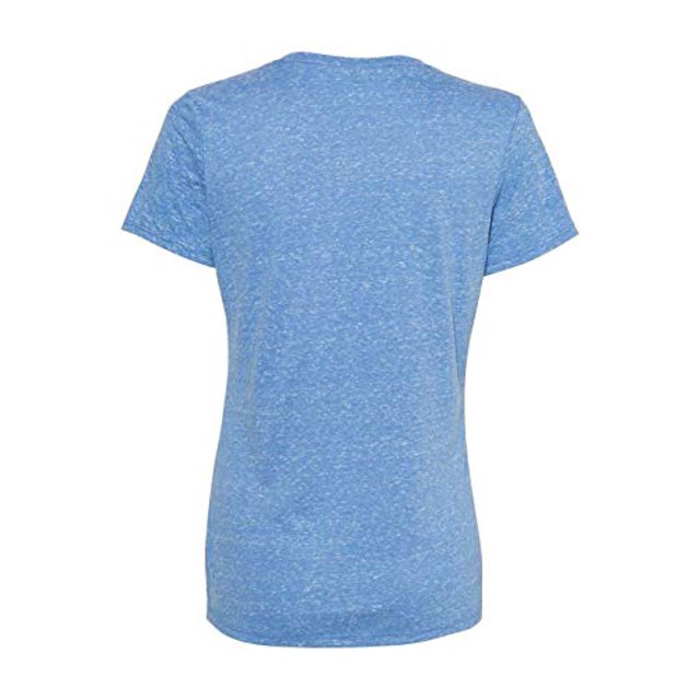 Jerzees T-Shirt Col en V en Jersey Snow Heather pour Femmes 88WV