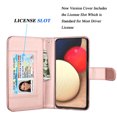 thumbnail image 3 of Takfox Compatible for Samsung Galaxy A13 (5G) Case, for Galaxy A13 (5G) Wallet Case, PU Leather ID Credit Card Holder Folio Flip Cover [9 Card Slots] [Magnetic] Detachable Case & Strap,Rose, 3 of 7
