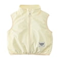 thumbnail image 2 of Freshbabe Girls Stand Collar Zip Up Vest Jacket, Sleeveless Lightweight Windproof Waistcoat,Outdoor Daily Casual Outerwear,Size 0-9, 2 of 5