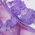 thumbnail image 4 of Calzoncillos Flores Mujeres T-back Bragas Ropa Interior Señoras Ropa Para Club Fiesta Citas Deshierbe Púrpura Soledad Ropa interior para mujeres, 4 of 9