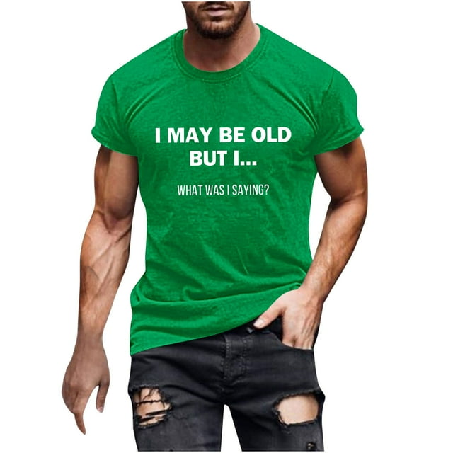 T-Shirt Graphique Imprimé pour Hommes, Manches Courtes Col Rond, Tissu Léger en Coton pour Confort Quotidien