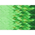 thumbnail image 1 of Ahgly Company Indoor Rectangle Patterned Emerald Green Area Rugs, 2' x 3', 1 of 6