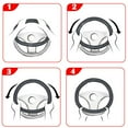 thumbnail image 6 of Leather Car Steering Wheel Cover Anti-slip Accessories 38CM/15inch M8F4, 6 of 7