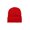 Bright Red, variant on Men Women Solid Color Warm Woolen Knitted Cap Fluorescent Cuffed Beanie Hat