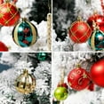 thumbnail image 6 of 30ct Christmas Ball Ornaments - 2.36" Shatterproof Red, Green & Gold Hanging Balls for Xmas Tree, Wedding & Holiday Decor, 6 of 9