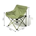 thumbnail image 4 of LJNYFDC Coffee Chair Ultralight Outdoor Folding Beach Chair with Back Support Design Large Feet Compact Size Camping Stool, 4 of 6