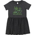 thumbnail image 3 of Inktastic Life's Better Mountains Girls Toddler Dress, 3 of 5