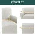 thumbnail image 5 of H.VERSAILTEX Premium Jacquard Stretch Sofa Cover with Waterproof Seat & Elastic Bottom Protection for Kids,Pets 1-Piece Furniture Protector Slipcover(Armchair,Paleoak), 5 of 7