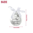 thumbnail image 3 of I Have an Angel in Heaven Christmas Ornament Ball He Forever in Our Heart Angel in Heaven Memorial Ornament for Loss of my Love, 3 of 7