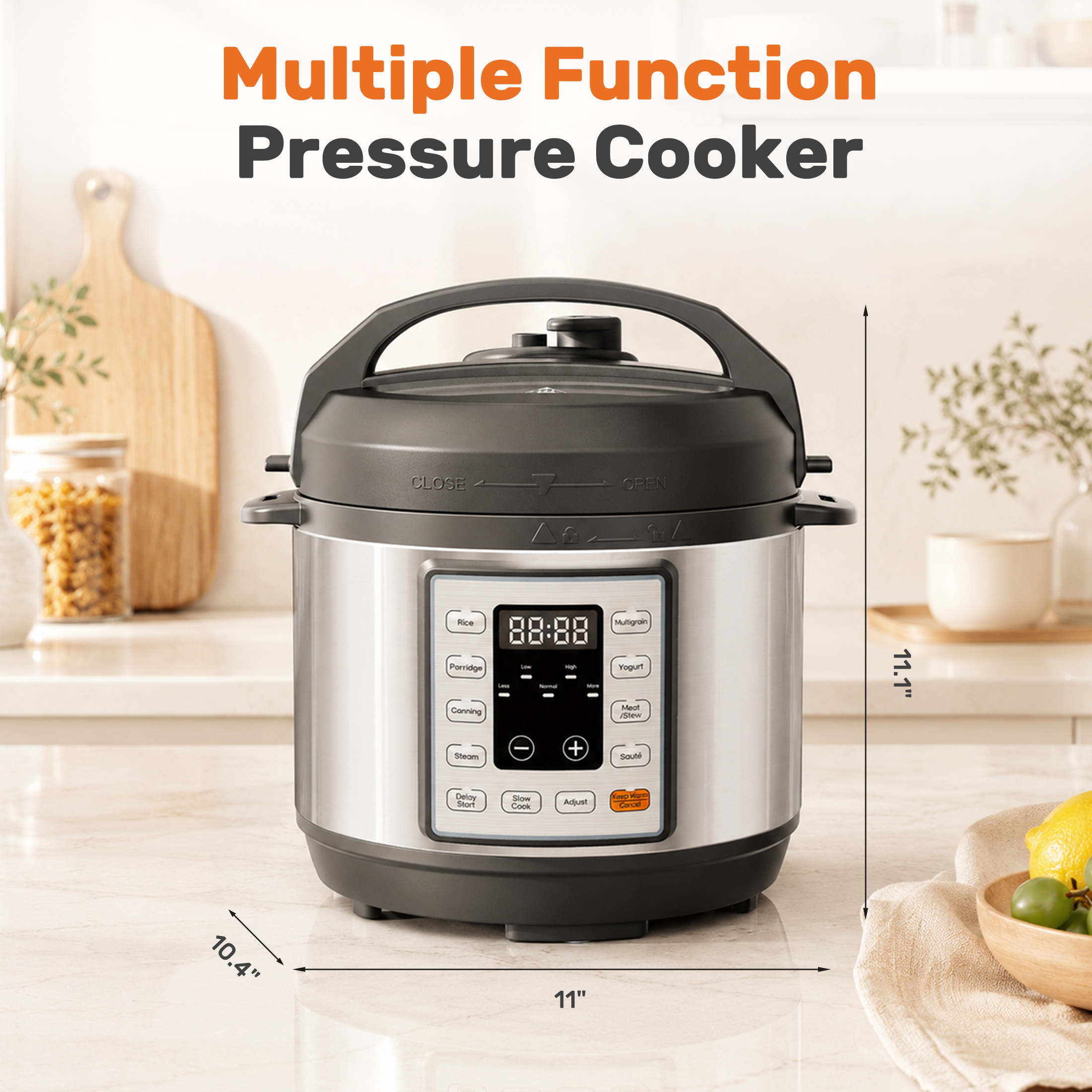 edx 3-Quart Electric Pressure Cooker, 10-in-1 Functions photo 5