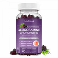 (2 Pack) Mulittea Glucosamine Chondroitin Gummies with MSM & Elderberry for Joint Support & Pain