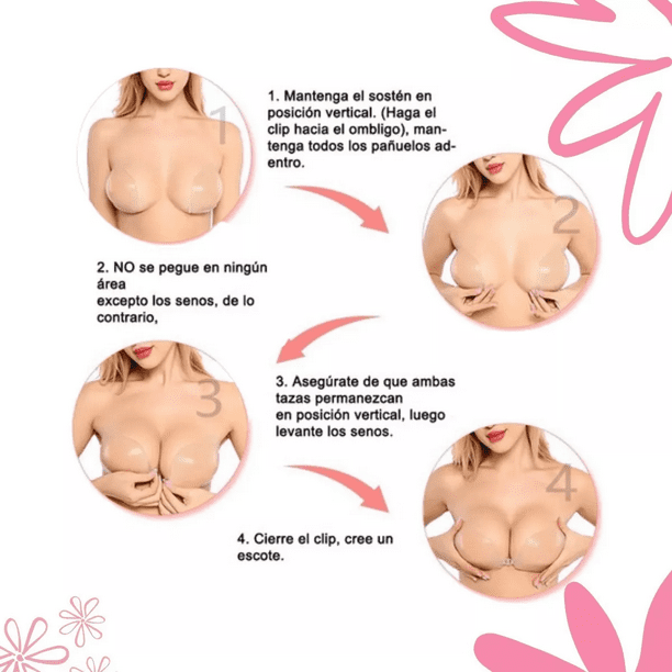 Brasier Strapless Push Up Invisible Sosten Levanta Busto talla B Walmart en linea