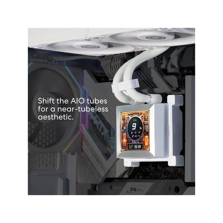 Lian Li HSLCD36SW HYDROSHIFT 360 AIO Liquid Cooler White - Walmart.com
