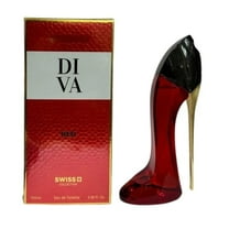Diva Red Perfume for Women – Eau de Toilette Spray – 3.3 oz (100 ml) – Long-Lasting Fresh and Feminine Fragrance
