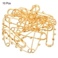 thumbnail image 3 of Uxcell 3 Holes Brooch Pins 2.8 Inch Metal Decorative Collar Safety Pins Clips, Bright Gold, 10pcs, 3 of 5