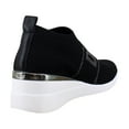 thumbnail image 5 of DKNY Phebe Women's Fashion Sneakers Black/Dark Gunmetal Size 10 M, 5 of 8