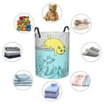 thumbnail image 3 of DouZhe Waterproof Collapsible Large Laundry Baskets, Cartoon Cute Zoo Prints Circular Hamper with Handles, 3 of 6