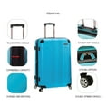 thumbnail image 6 of Rockland Luggage Sonic 3 Piece Hardside Spinner Luggage Set, F190, 6 of 6