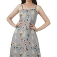 thumbnail image 5 of Moomaya Summer Outfits Rayon Printed Womens Dresses Casual Wear Ladies Clothing, 5 of 6