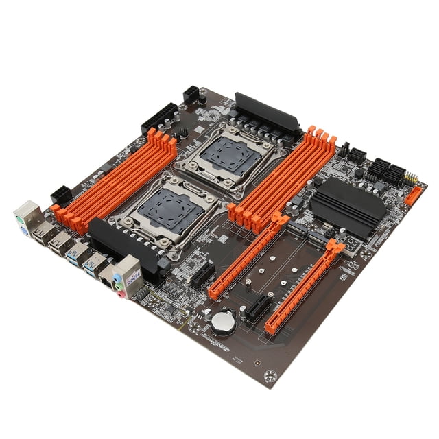 Placa base de escritorio Bling Bling X99 LGA 2011 3 6 SATA3.0 8 DDR4 DIMM 32 Gbps 2 NVME M.2