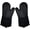 Black, variant on HEETLY 14.2-Inch Extra Long Commercial Oven Mitts, 1 Pair, Heavy Duty 464°F Heat Resistant Silicone for Pro Kitchen & BBQ, Black