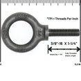 thumbnail image 3 of Tornillos elevadores de hombro, 3 unidades, 3/8-16 x 1-1/4, resistentes, 3 of 6