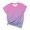 Pink, variant on WREESH Womens Fashion T-Shirts Crewneck Spring Summer Short Sleeves Print Casual Tops Pullover Blouse T-Shirt Blue
