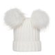thumbnail image 1 of Gorro de bebé con doble bola de pelo, tejido a mano, estilo europeo y americano, para otoño e invierno, gorro de punto cálido y transpirable, 1 of 6