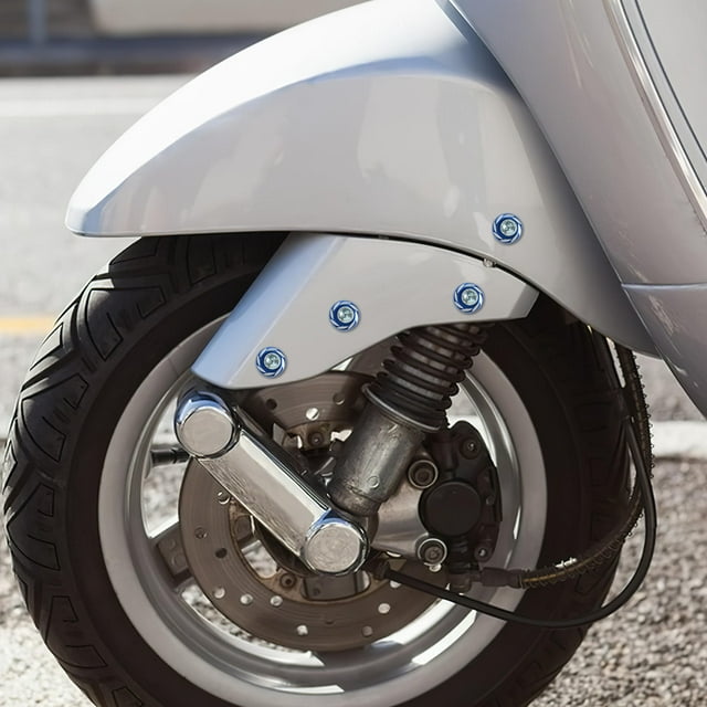 Phenofice 4Ud Tornillos Decorativos Para Montaje De De Matrícula En Motocicleta Color