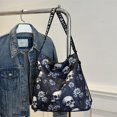 thumbnail image 3 of Bolso Hombro para Mano Mujeres Lienzo Correa Ajustable Gran Capacidad Compras Bolsas, 3 of 9