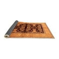thumbnail image 2 of Ahgly Company Indoor Square Oriental Orange Industrial Area Rugs, 7' Square, 2 of 4