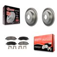 thumbnail image 1 of Transit Auto Rear Coated Disc Brake Rotors and Semi-Metallic Pads Kit for Car 2006-2011 Buick Lucerne Cadillac DTS KGF-102270, 1 of 11