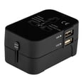 thumbnail image 1 of Universal Travel Plug Adapter - 2 USB Ports Power Adapter Worldwide Wall Charger for USA, EU, , AUS, 1 of 5