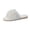 Slippers # White, variant on Womens Slippers Open Toe Faux Fur Slides Plush Fuzzy House Shoes Indoor Bedroom Slip On Scuff Elegant Loungewear Footwear