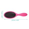 thumbnail image 2 of Unique Bargains 1 Pc Anti-Static Paddle Hair Detangle Brush Barber Brush Tools for Men and Women Styling Comb Rose Red, 2 of 6