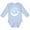 AE-Light Blue, variant on Inktastic Yellowstone National Park- Mountains Boys or Girls Long Sleeve Baby Bodysuit