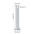 thumbnail image 2 of Single Hole Clevis Pins,5mm x 35mm Flat Head Zinc-Plating Steel  10Pcs, 2 of 5