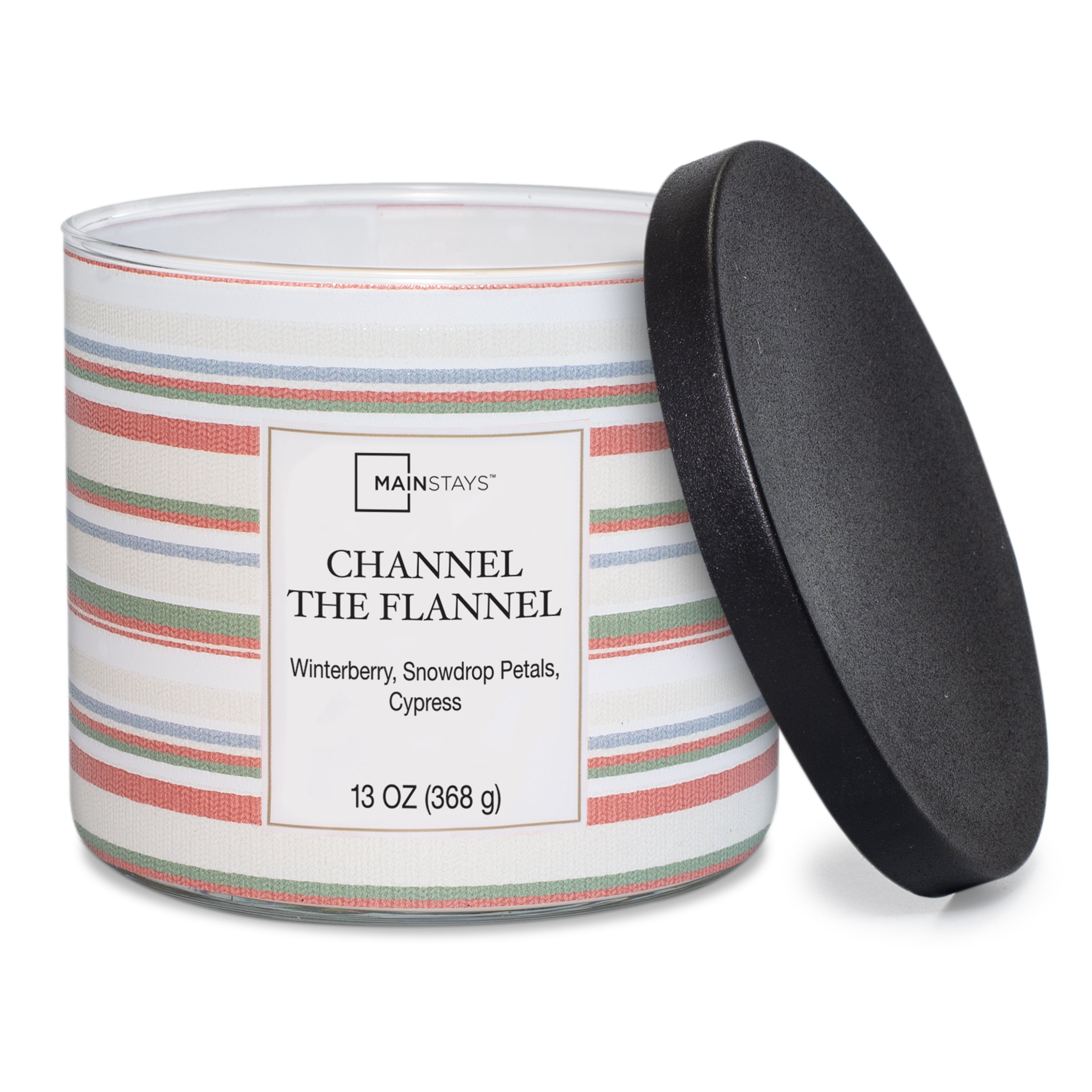 Mainstays Channel the Flannel Scented 3-Wick Candle, 13 oz.
