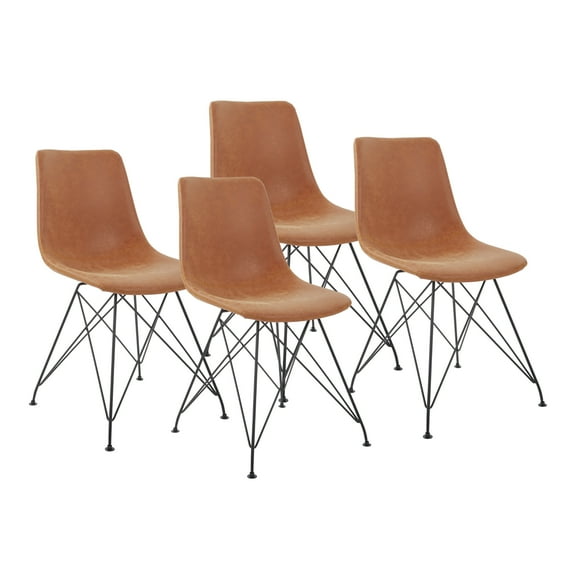 Trenton Chair 4/CTN in Sand Faux Leather