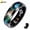 6#, variant on Wrongduck Titanium Steel Fitness Tracking Ring with Abalone Shell for Women Men Wireless Charging Activity Ring for iOS Android