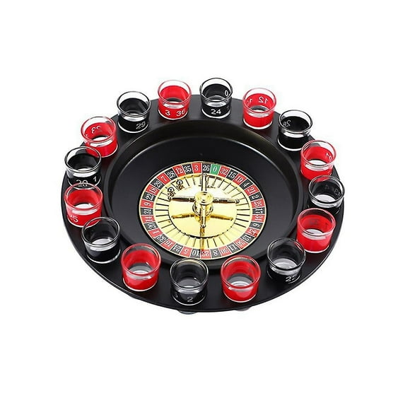16-hole Russian Roulette Wheel Spinning Wine Glass Game Ktv Roulette Game Wine Glass Spinning Wheel