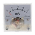 thumbnail image 1 of DYNWAVECA Plastic DC Ammeter Analog Ammeter Current Test Tools Pointer -20mA 0-20mA, 1 of 10