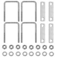 thumbnail image 2 of 4 Pieces Fixing Clamp, U Bolt Fixing, U Bolt, Roof Box Fixing, Durable Frame, Stainless Steel Square U Bolt, For Towing, Repair, Boat, Car, 2 of 5