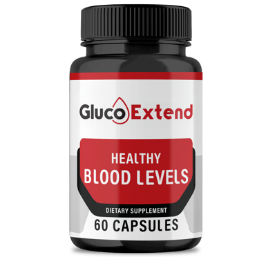 Gluco Extend Capsules, GlucoExtend Support Formula Supplement Pills - Maximum Strength, Gluco Extend Health & Wellness All Natural Formula, Official GlucoExtend Health Capsules Reviews (60 Capsules)